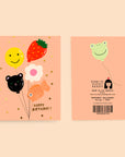 Birthday Balloons Card