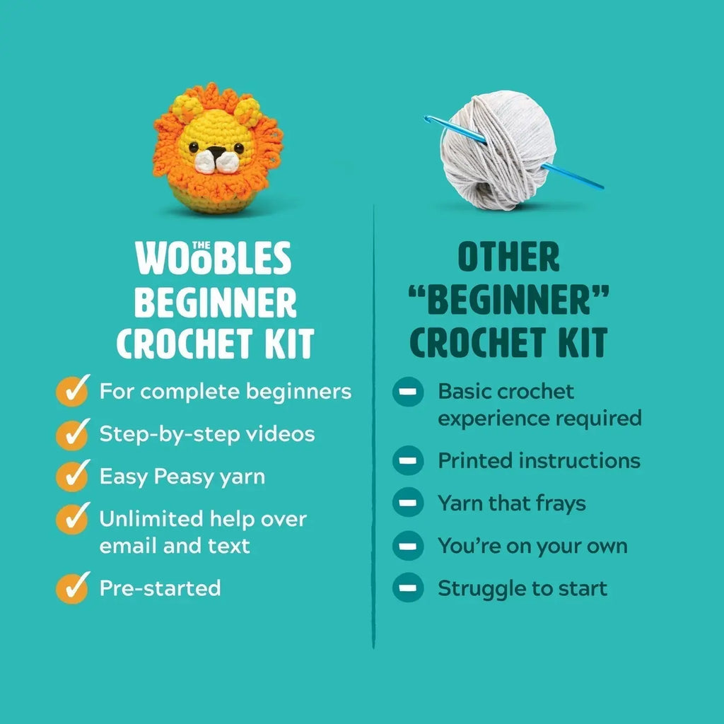 Miffy Beginner Crochet Kit by The Woobles