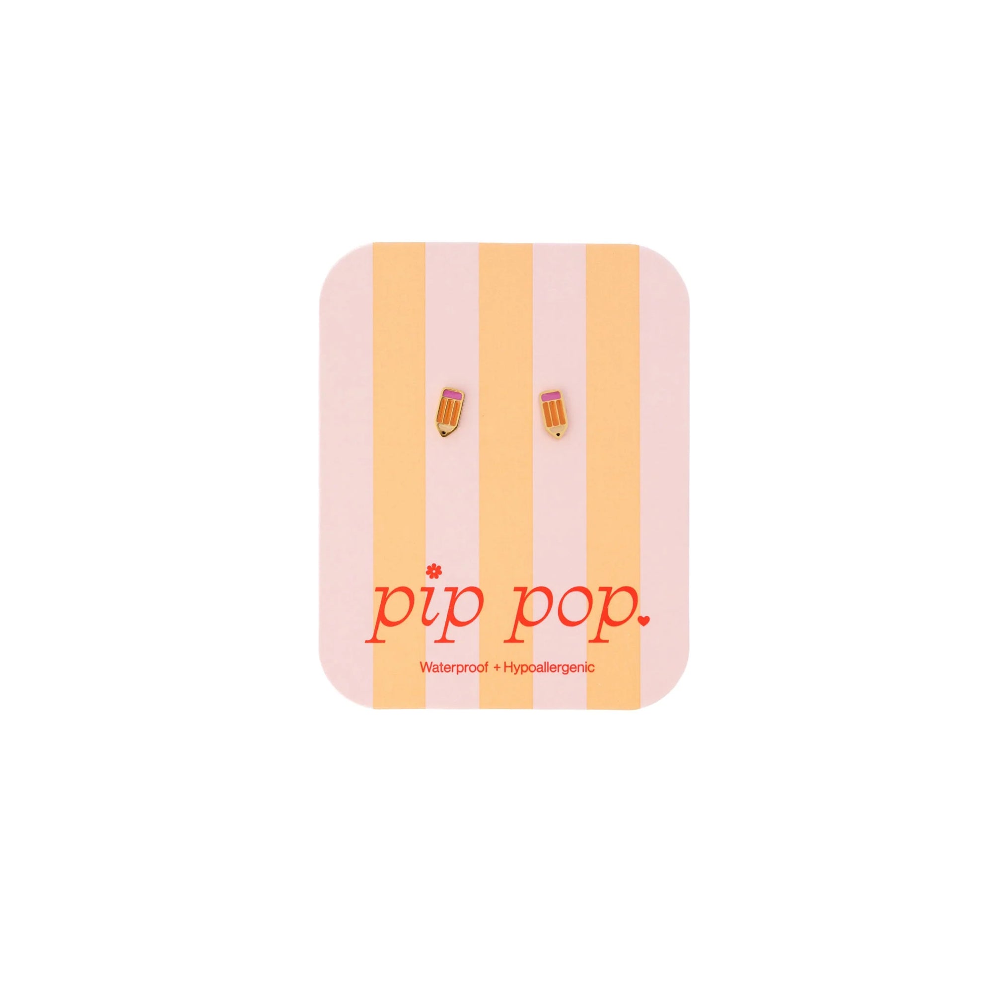 Pencil Stud Earrings