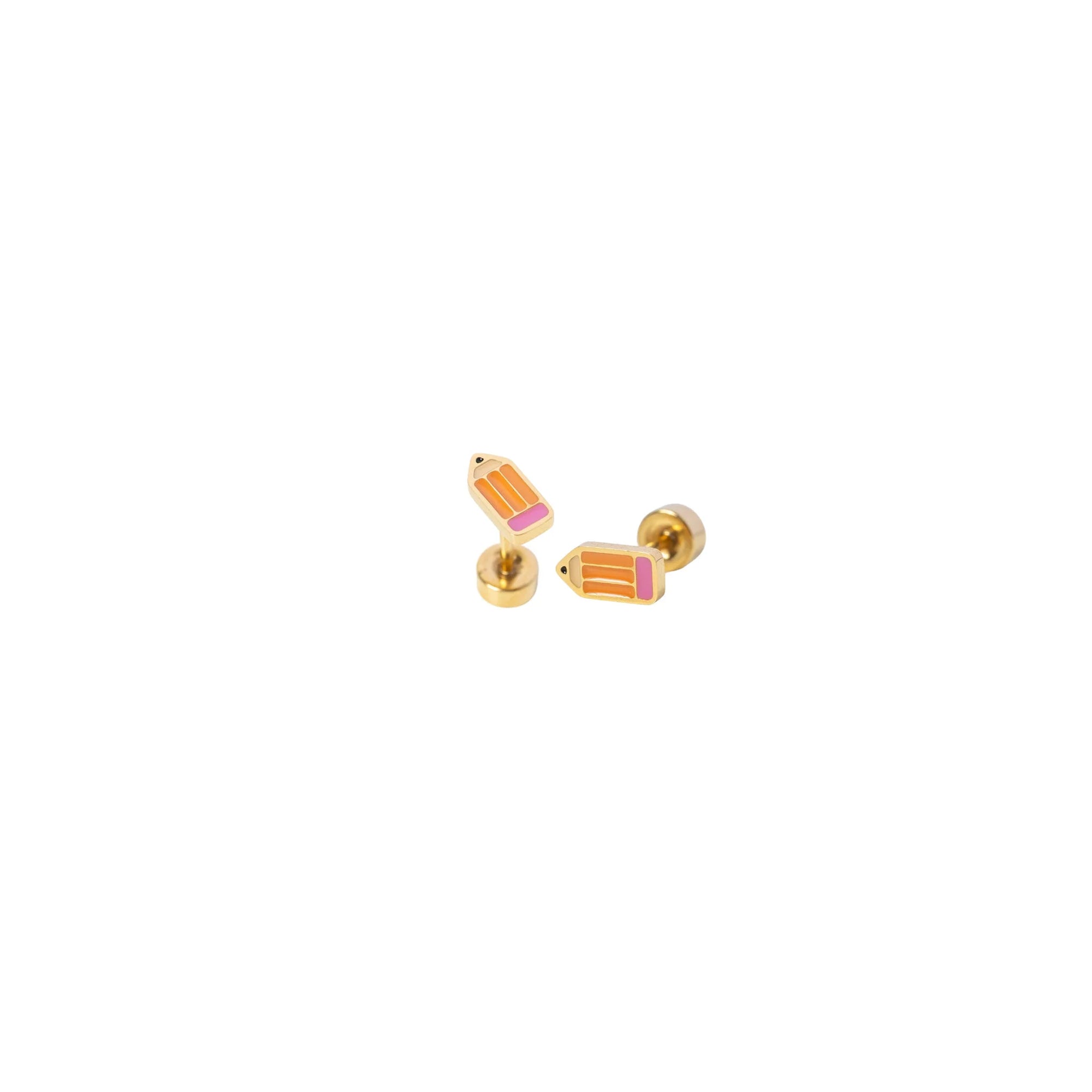 Pencil Stud Earrings