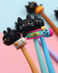 Black Cat Wiggle Gel Pen