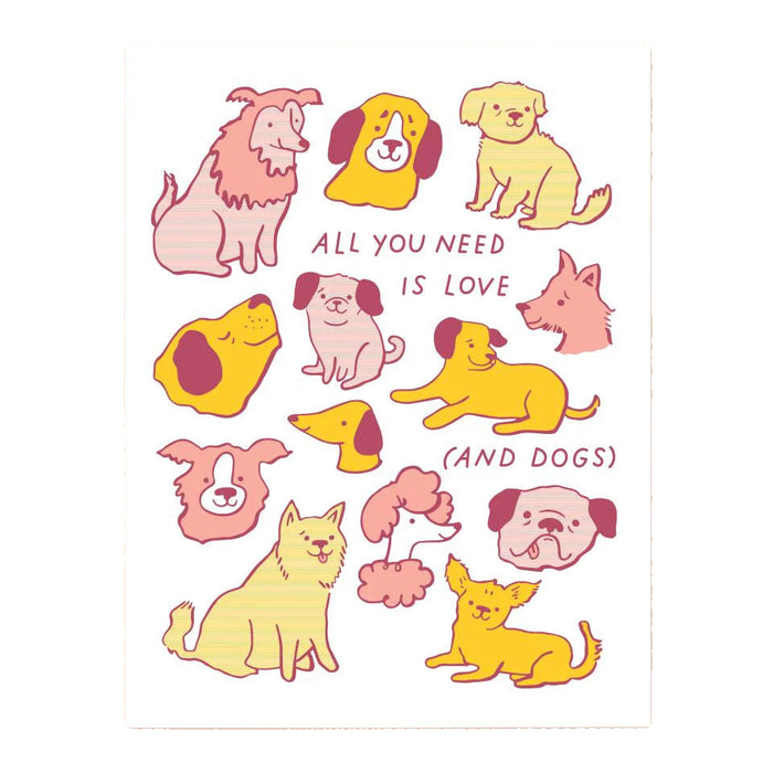 Love and Dogs Card by The Good Twin