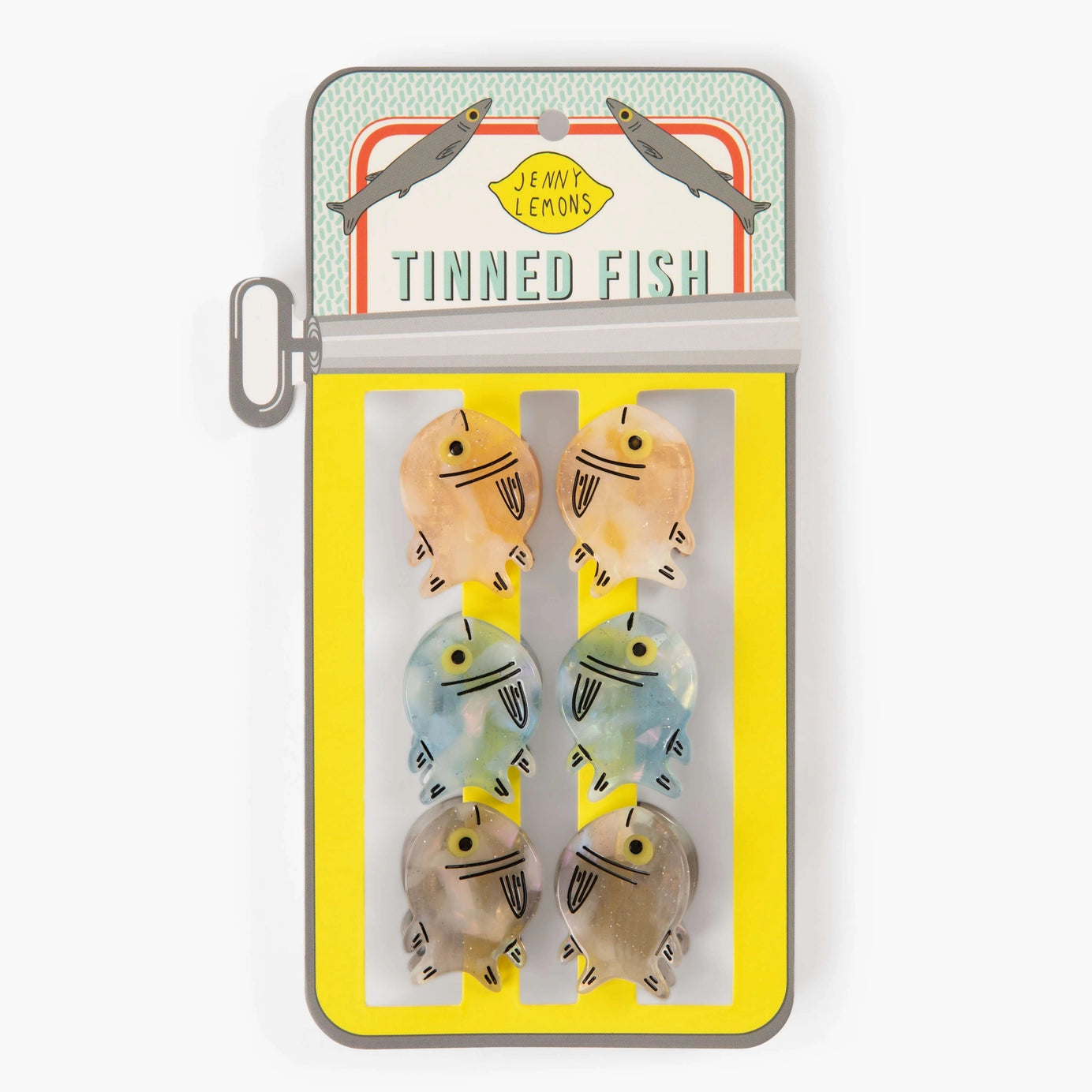 Micro Fish Hair Claw Clip Set
