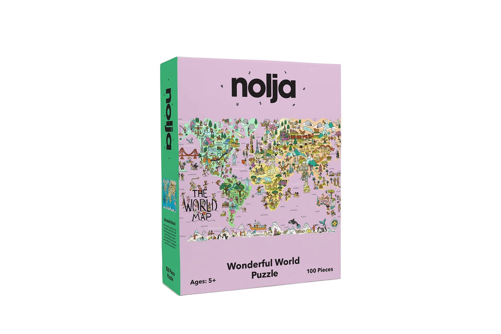 Wonderful World Puzzle - 100 large pieces by Nolja Play