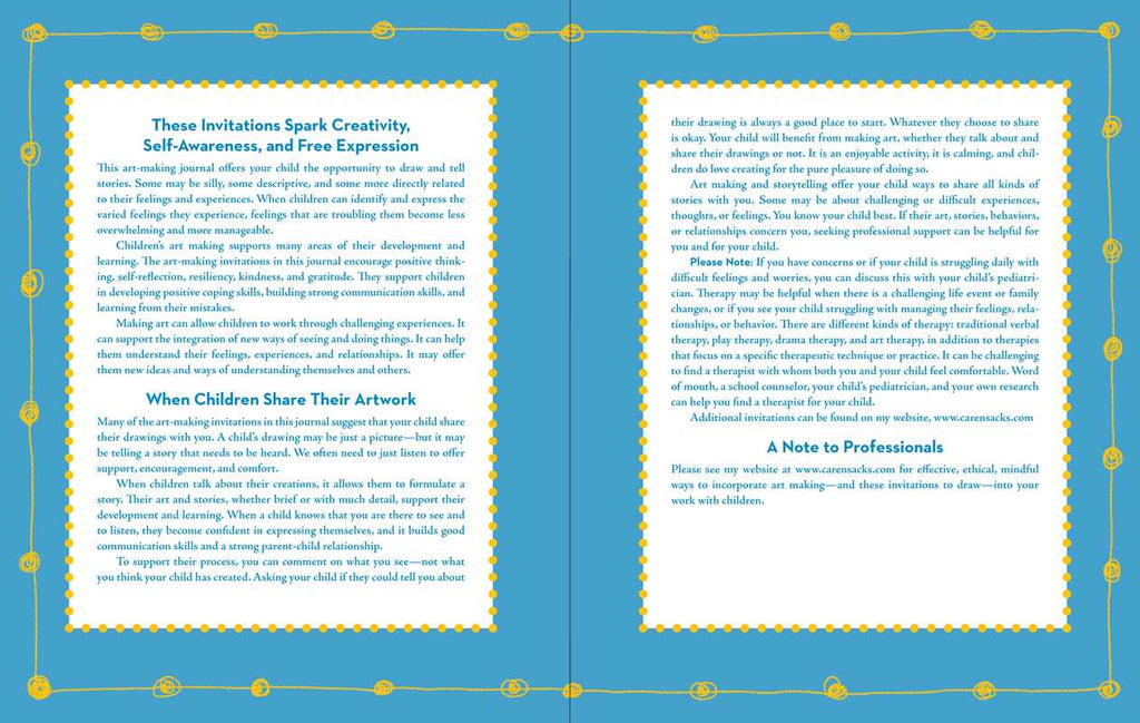Draw and Discover: An Art-Making Journal for Kids by Caren Sacks