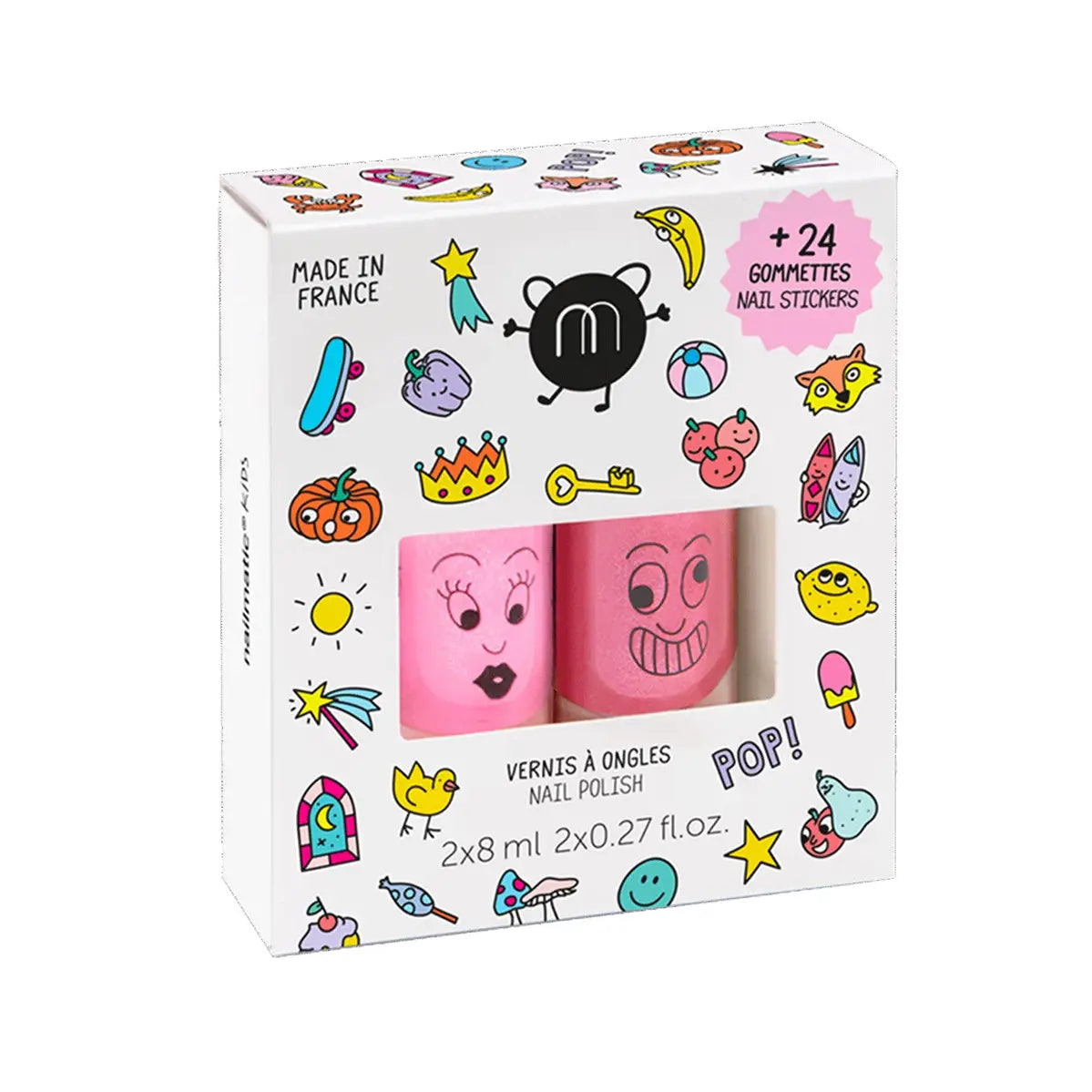 Nailpolish and Nail Sticker POP Set by Nailmatic