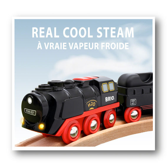 Battery-Operated Steaming Train by BRIO