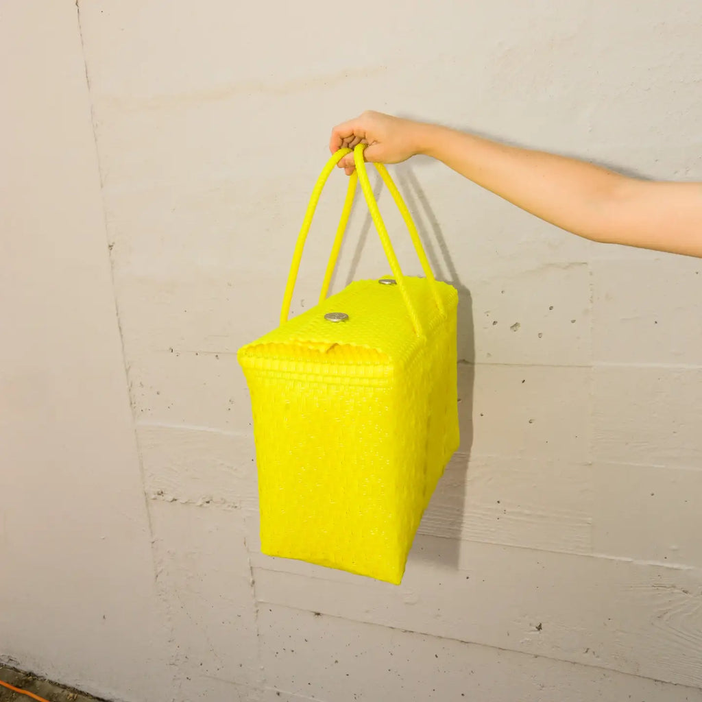 Neon Yellow Lupe Bag - Medium by El Cholo's Kid