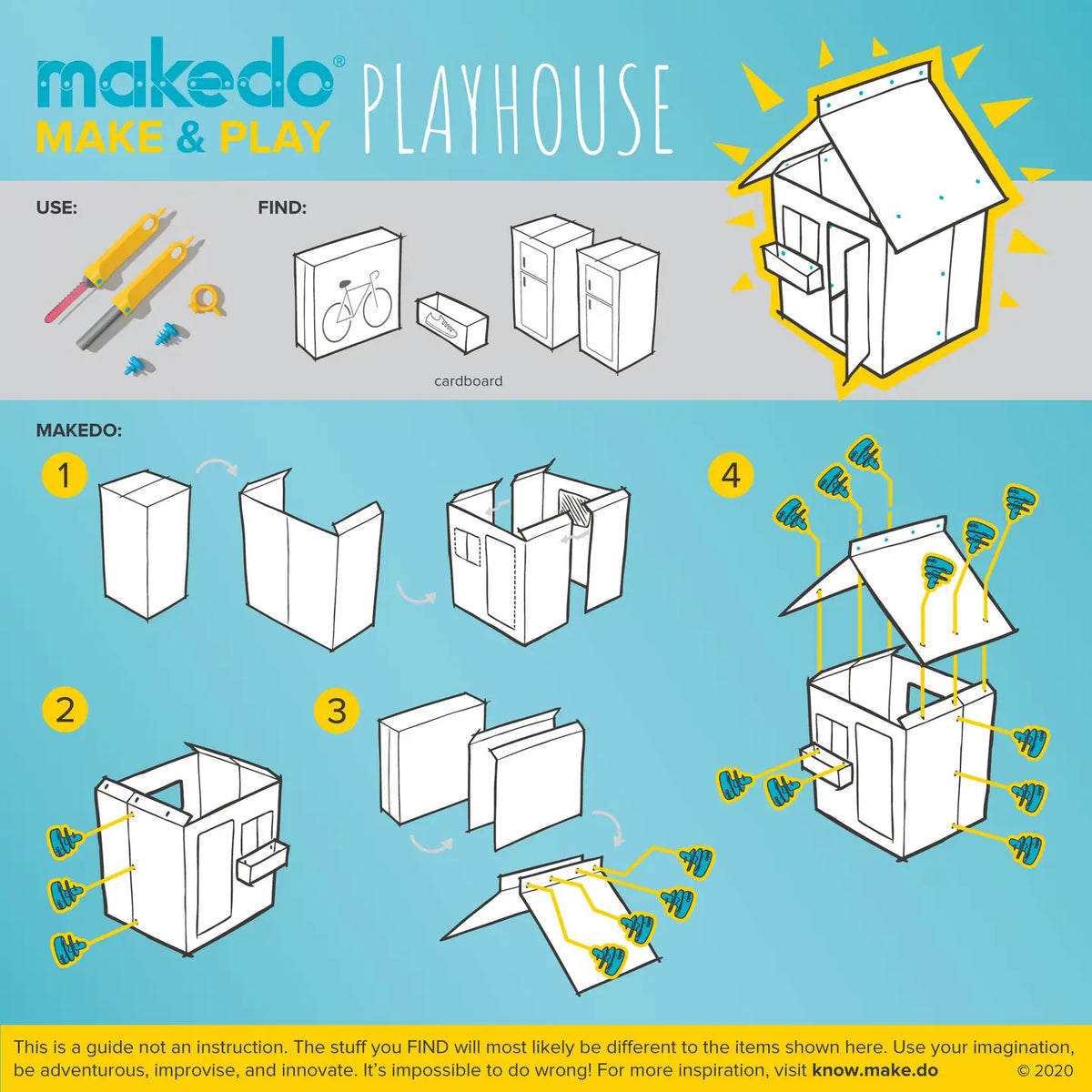 Cardboard Create CREATE Cardboard Construction Kit – Mochi Kids