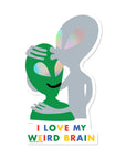 Weird Brain Sticker