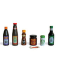 Wooden Asian Sauces Toy Set