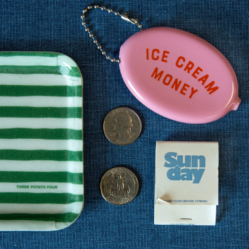 Ice Cream Money Coin Pouch by Three Potato Four
