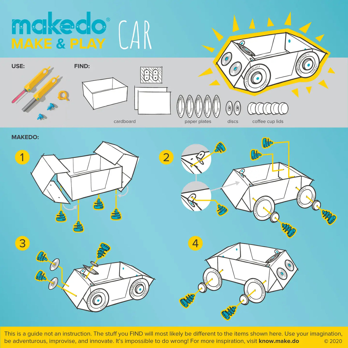 Cardboard Create CREATE Cardboard Construction Kit – Mochi Kids