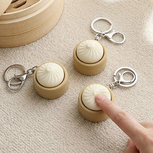 Dumpling Clicker Keychain