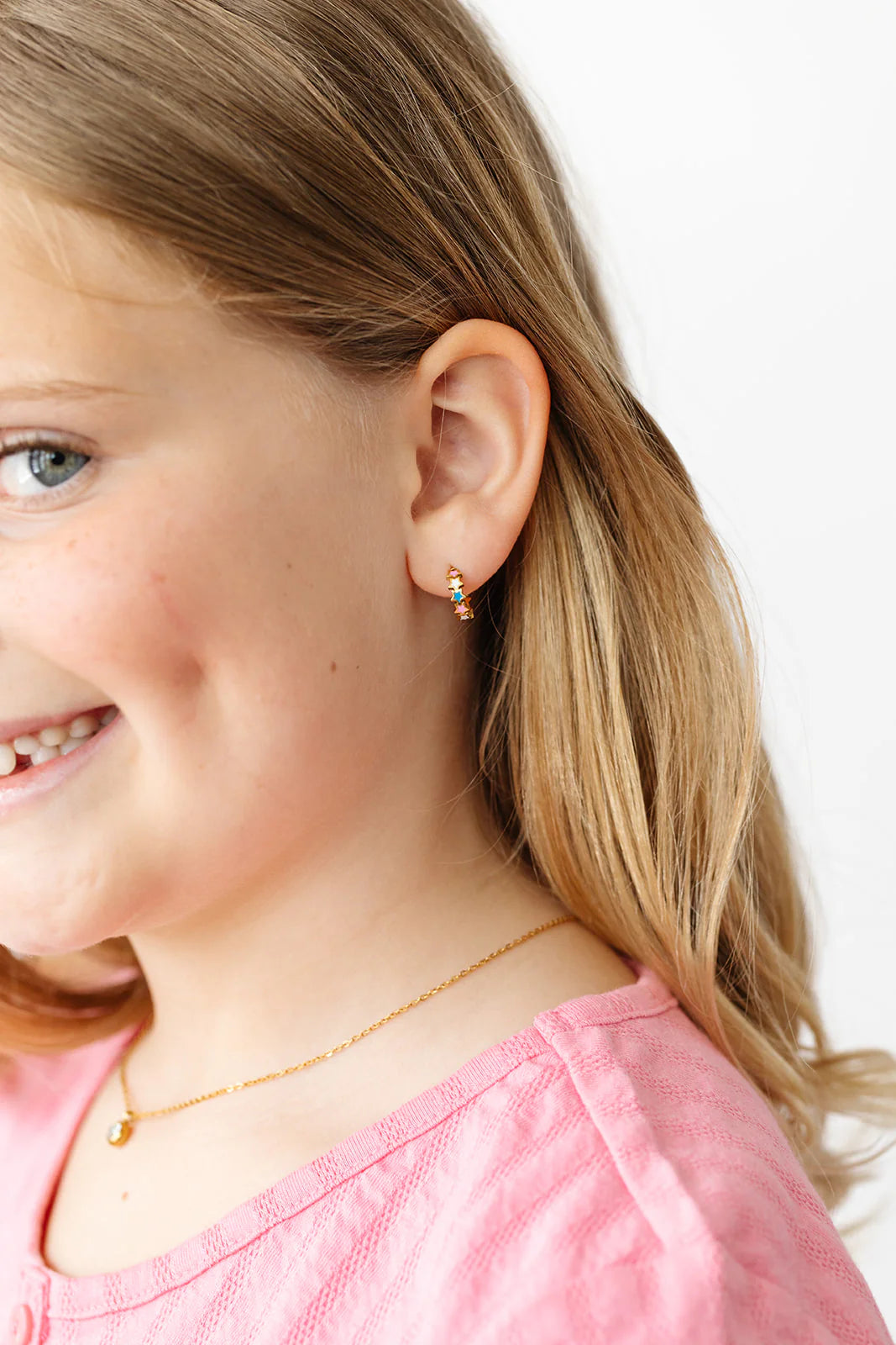 Star Huggie Earrings