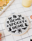 SALE Home Spooky Home Cross Stitch Kit by Cotton Clara