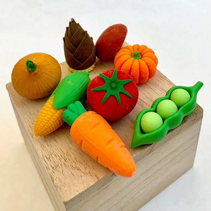 Vegetable Eraser Set by Iwako