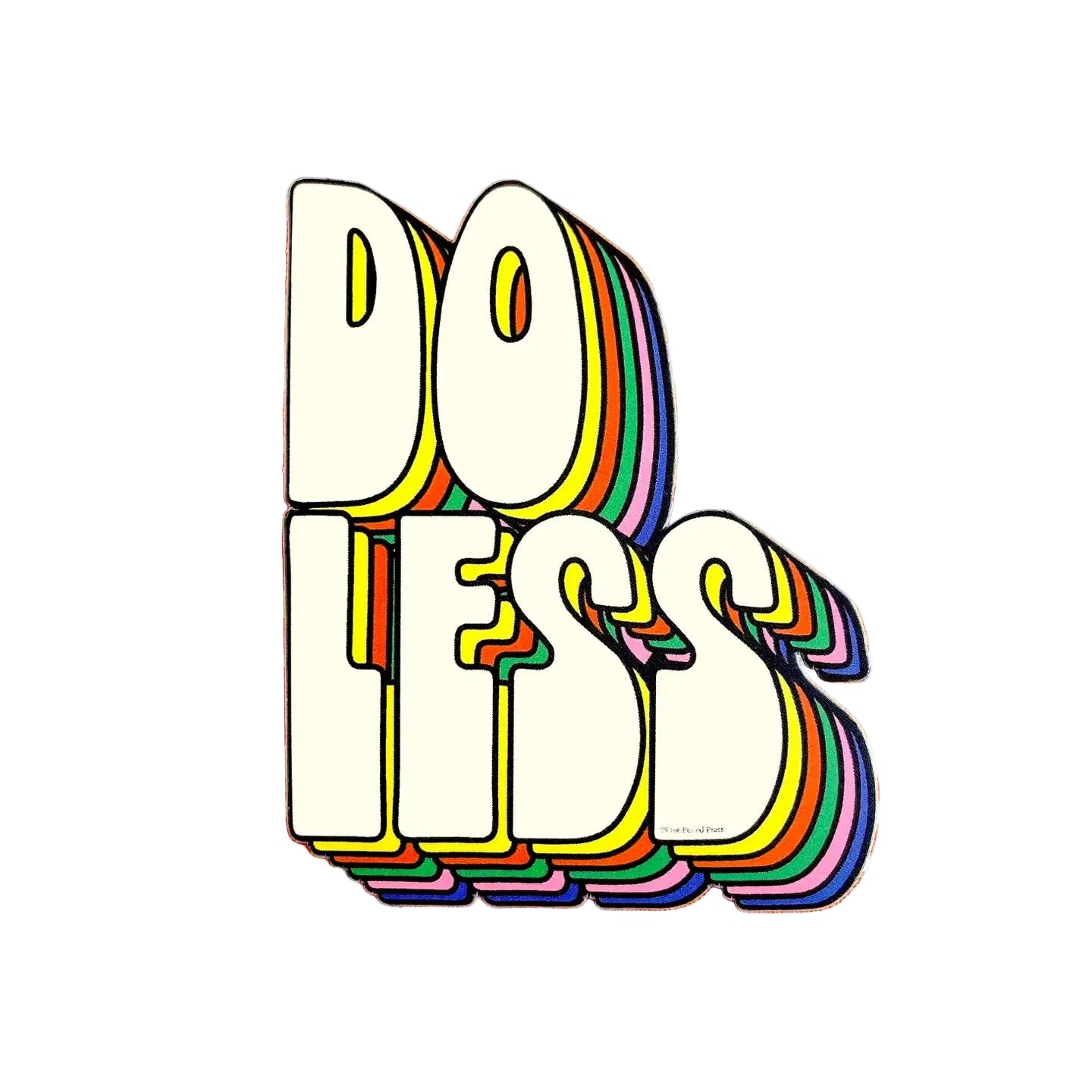 Do Less Vinyl Sticker – Mochi Kids
