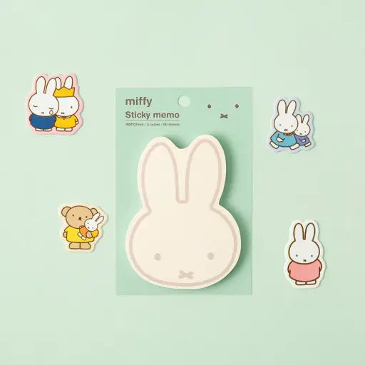 Miffy Face Sticky Note Pad by K-Wonderland