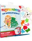 Playful Painters Easy Watercolor Painting Kit - Merry & Bright