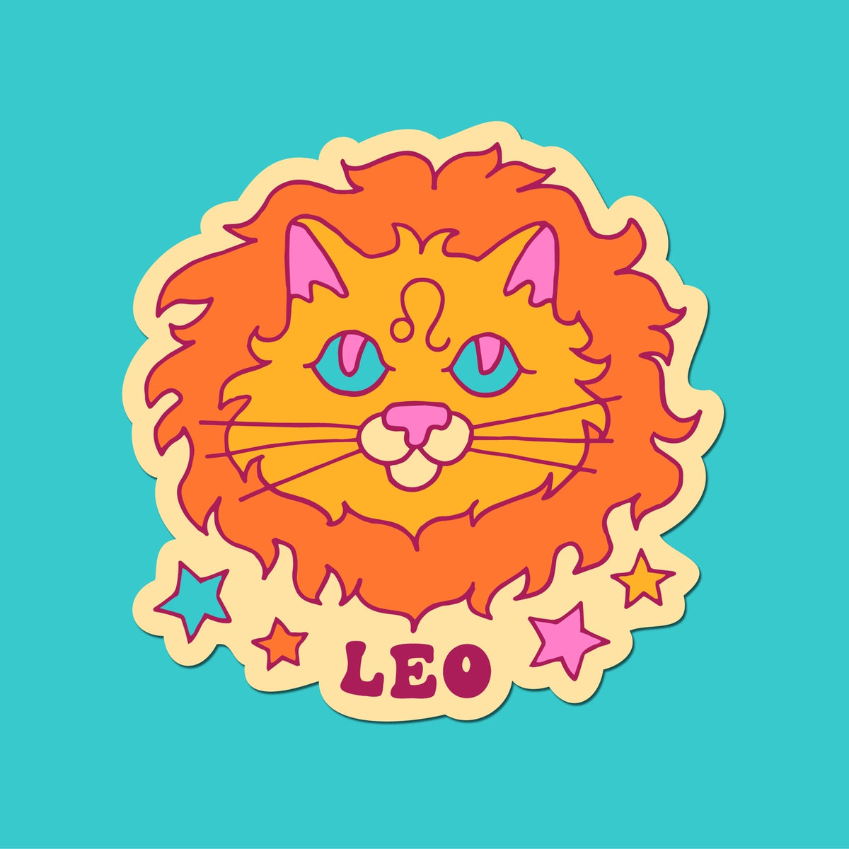 Astrology Cats Sticker