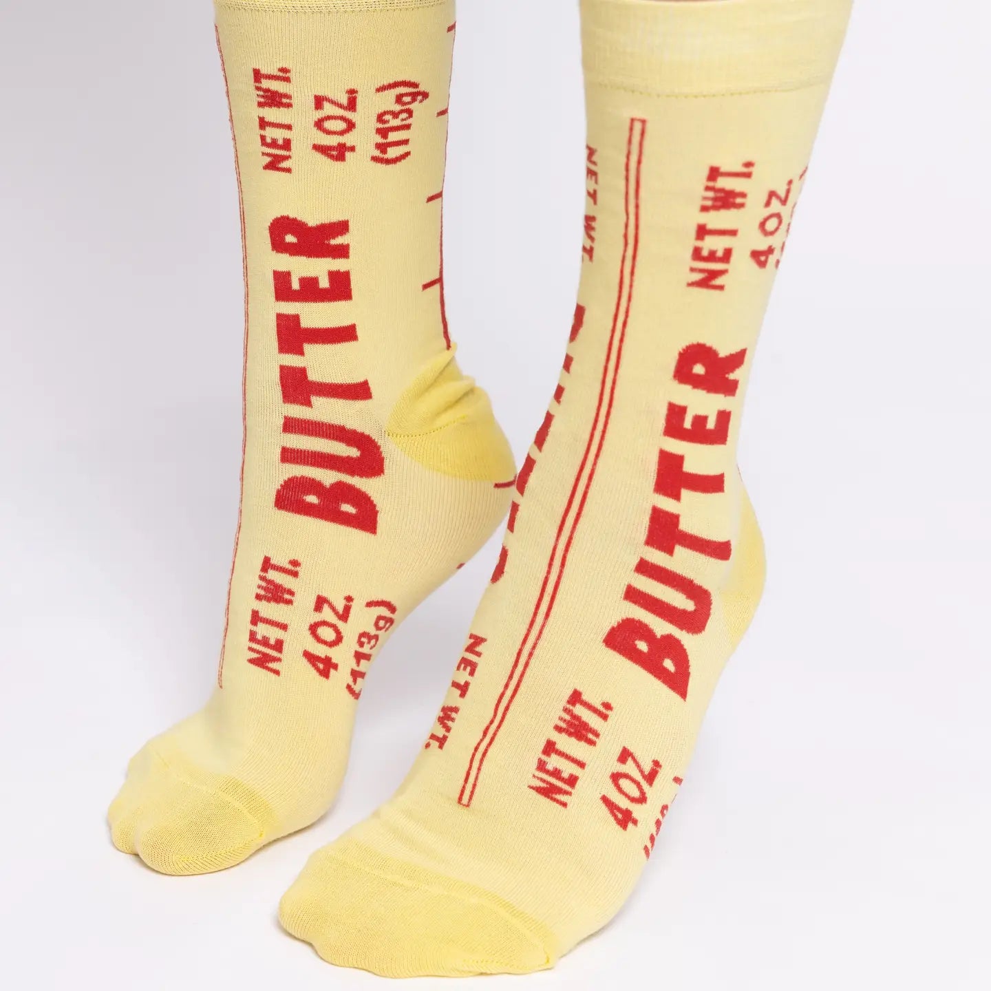 Butter Large Crew Adult Socks by Yellow Owl Workshop