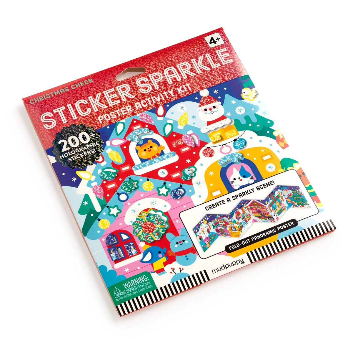 Christmas Cheer Sticker Sparkle Poster
