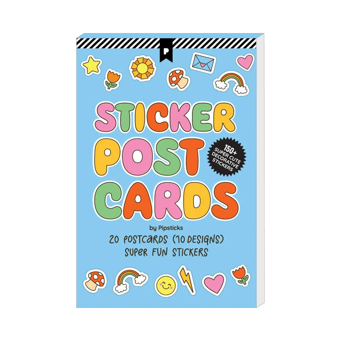 Super Cute Sticker Postcards Book by Pipsticks