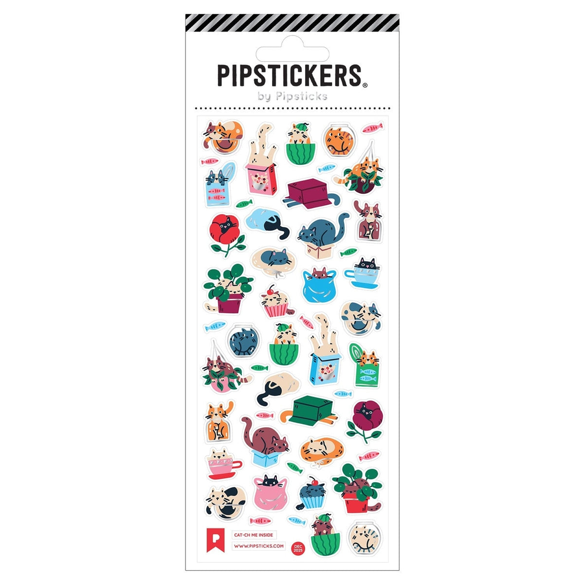 Cat-Ch Me Inside Sticker Sheet
