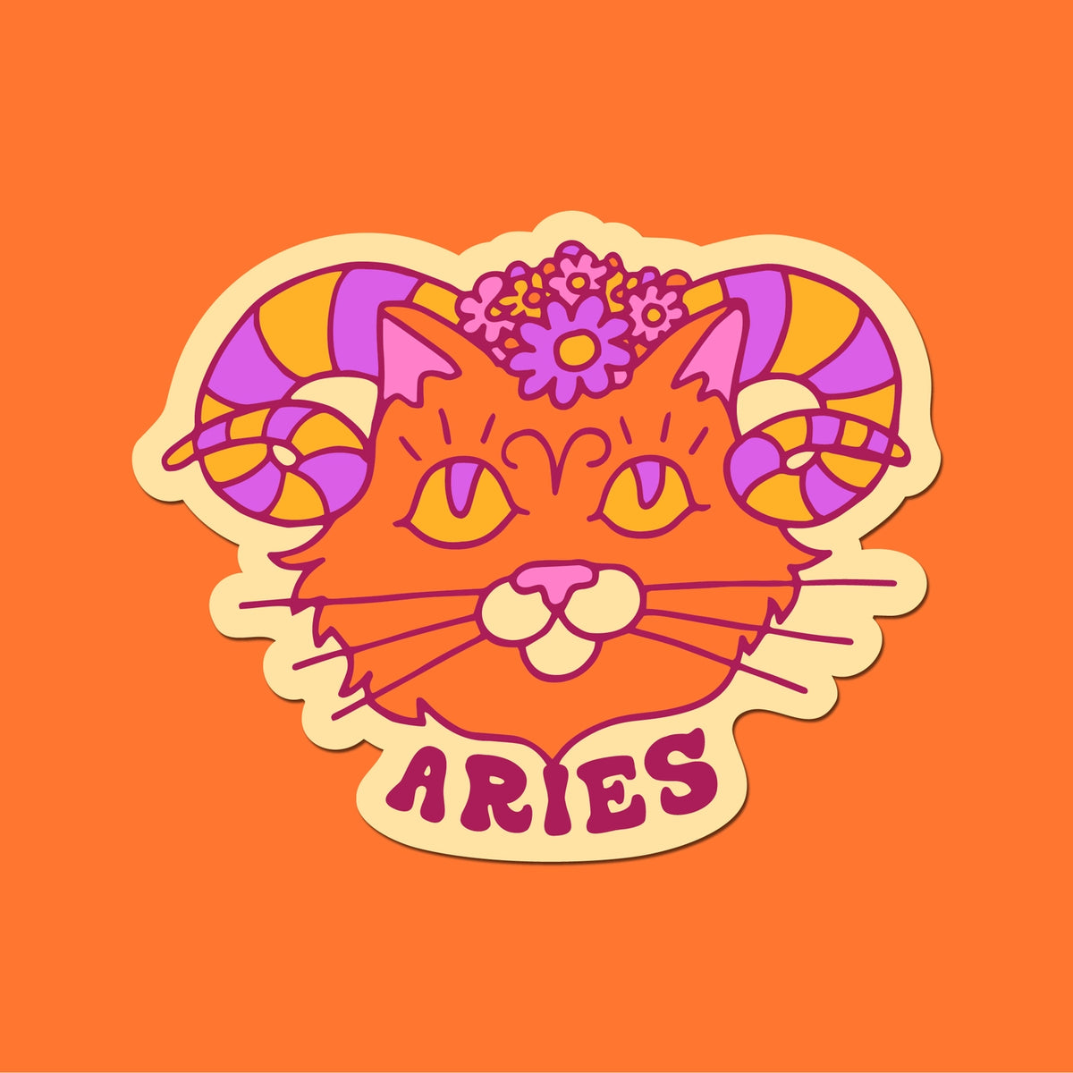 Astrology Cats Sticker