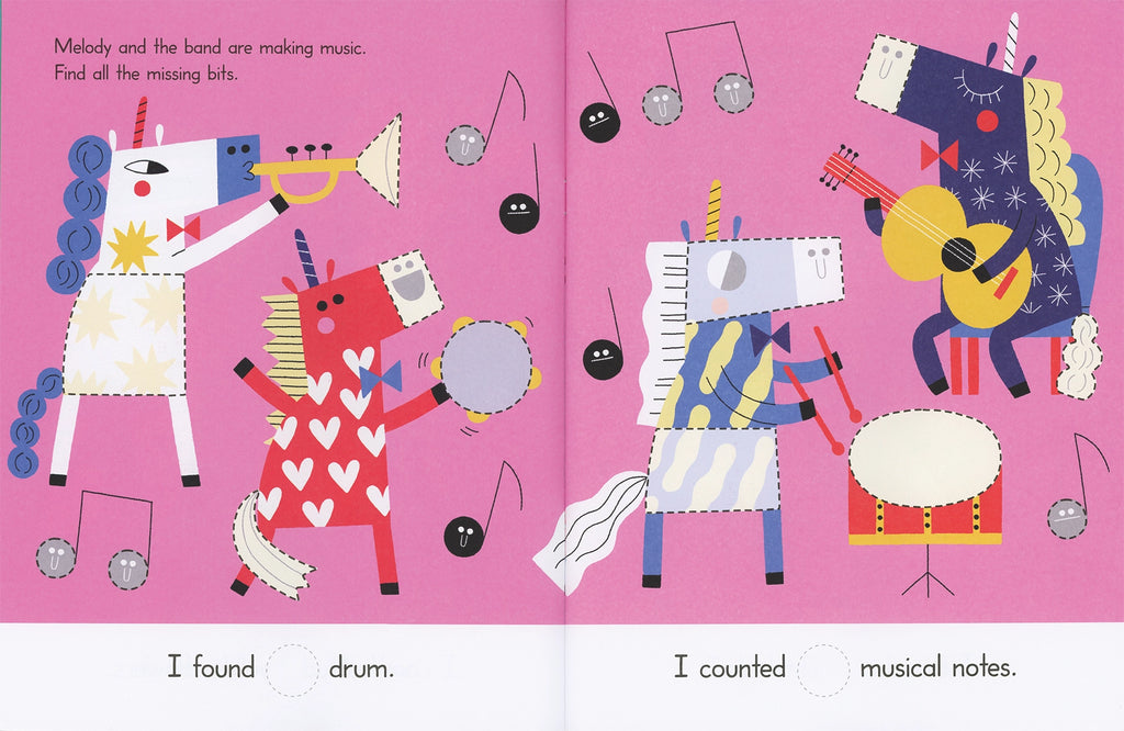Missing Bits Sticker Book: Unicorns by EDC Publishing