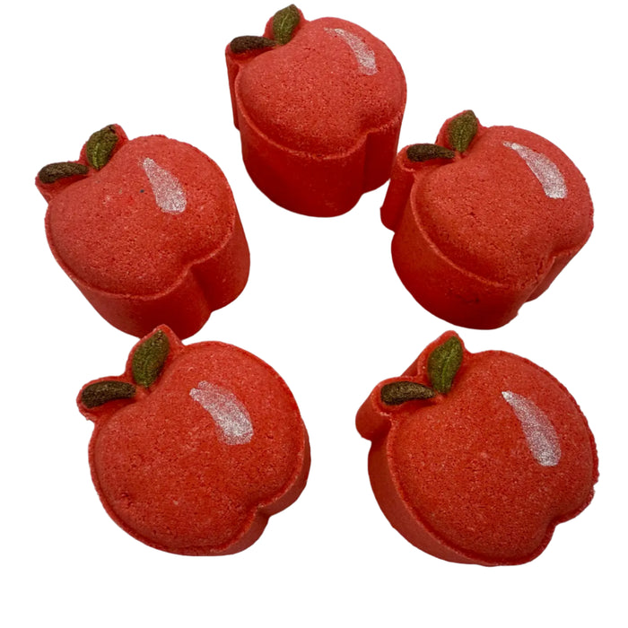 Little Red Apple Mini Bath Bomb by Poppy & Thyme