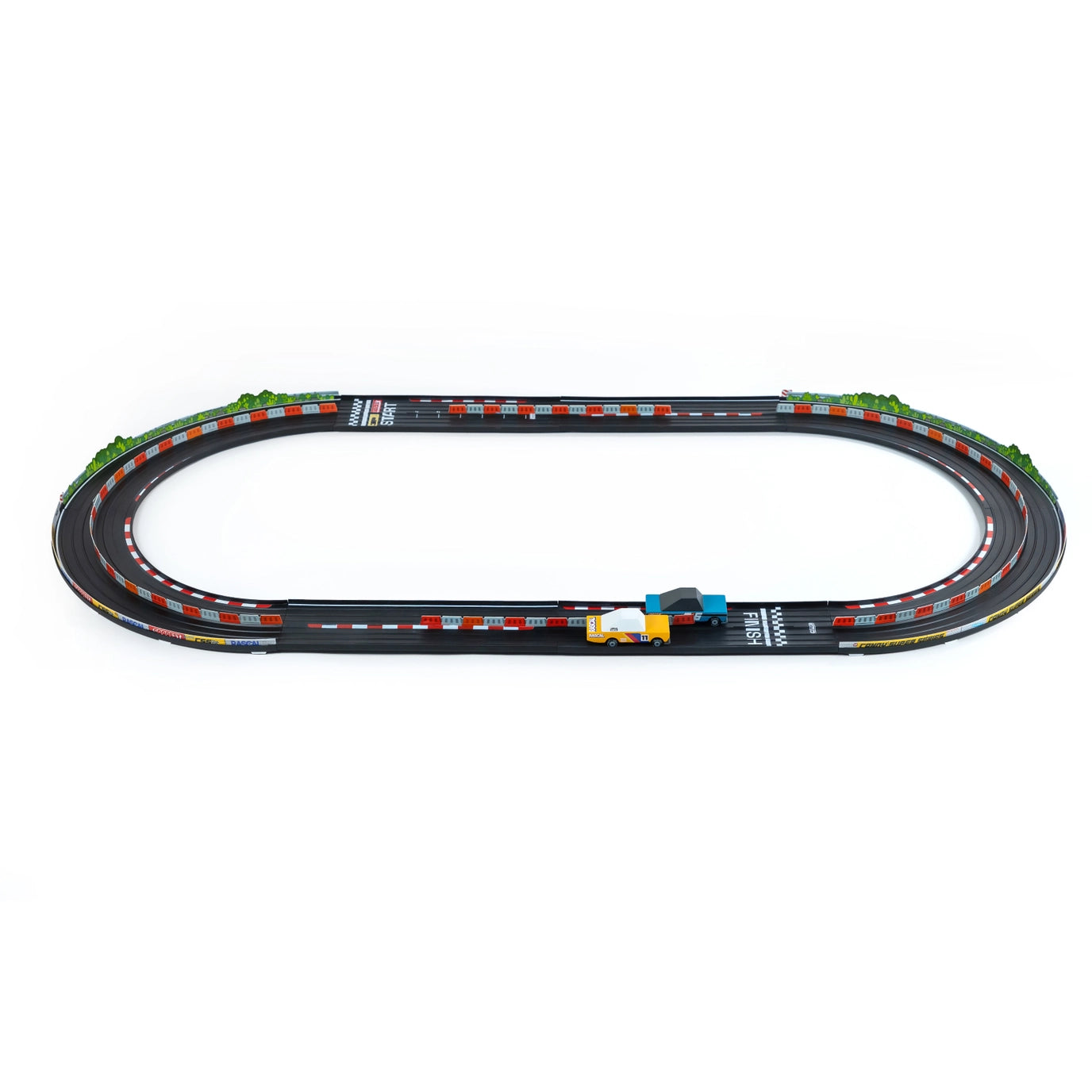 Oval Candycar Roadworks Playset