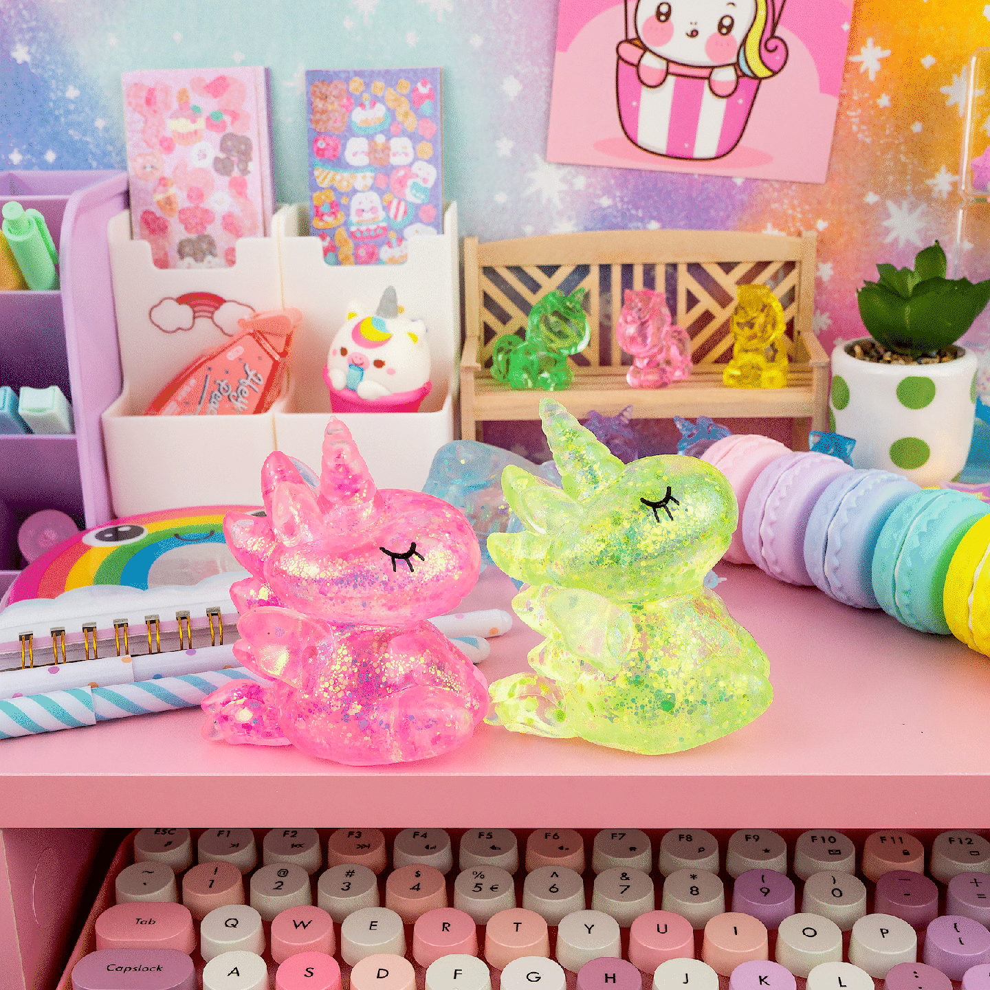 Gummy Unicorn Friends Sensory Squishy Toy