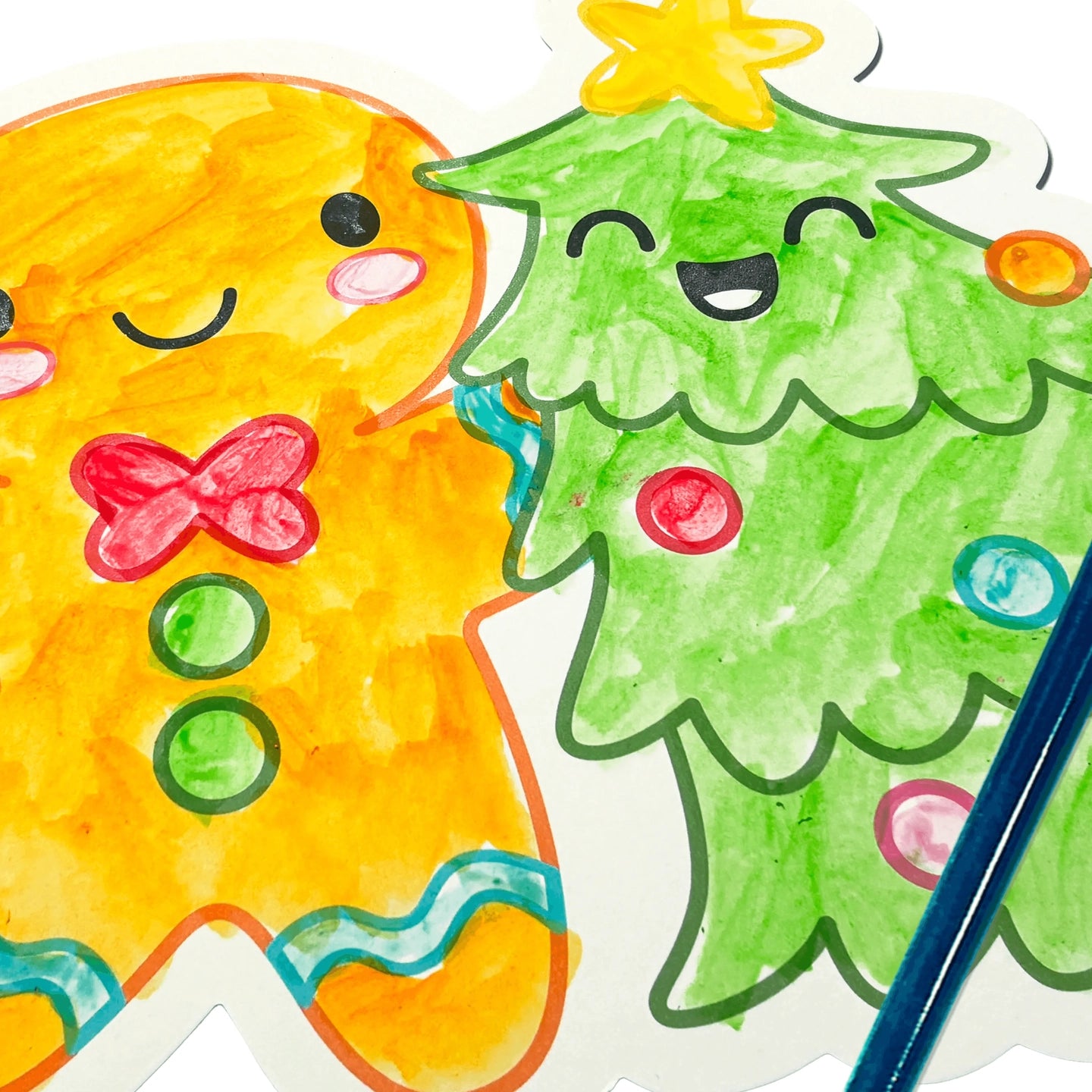 Playful Painters Easy Watercolor Painting Kit - Merry &amp; Bright