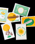 United States Road Trip Interactive Travel Map & Postcards