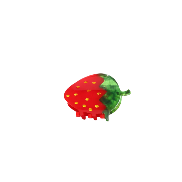 Mini Strawberry Hair Claw by Jenny Lemons