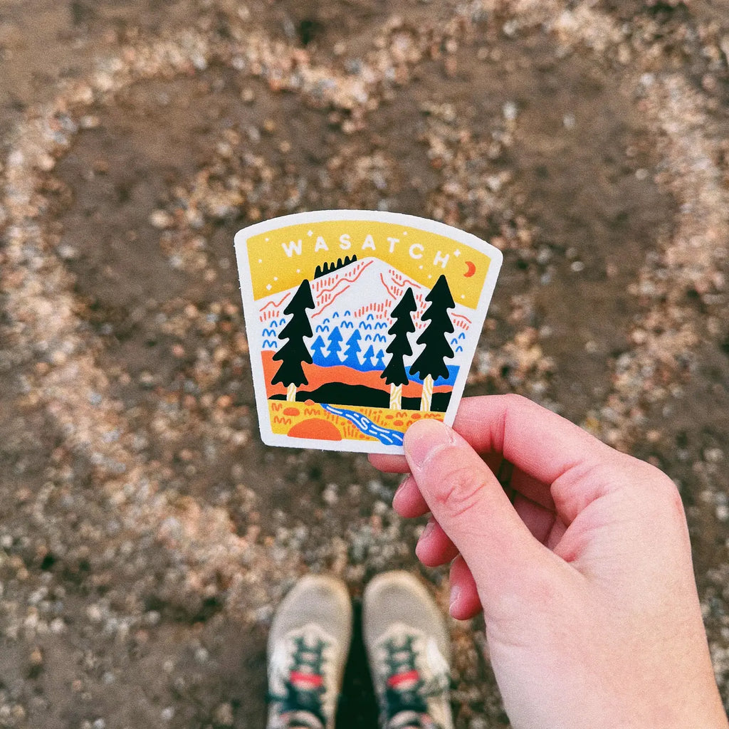 Wasatch Mountains Sticker by Goodnight Pine