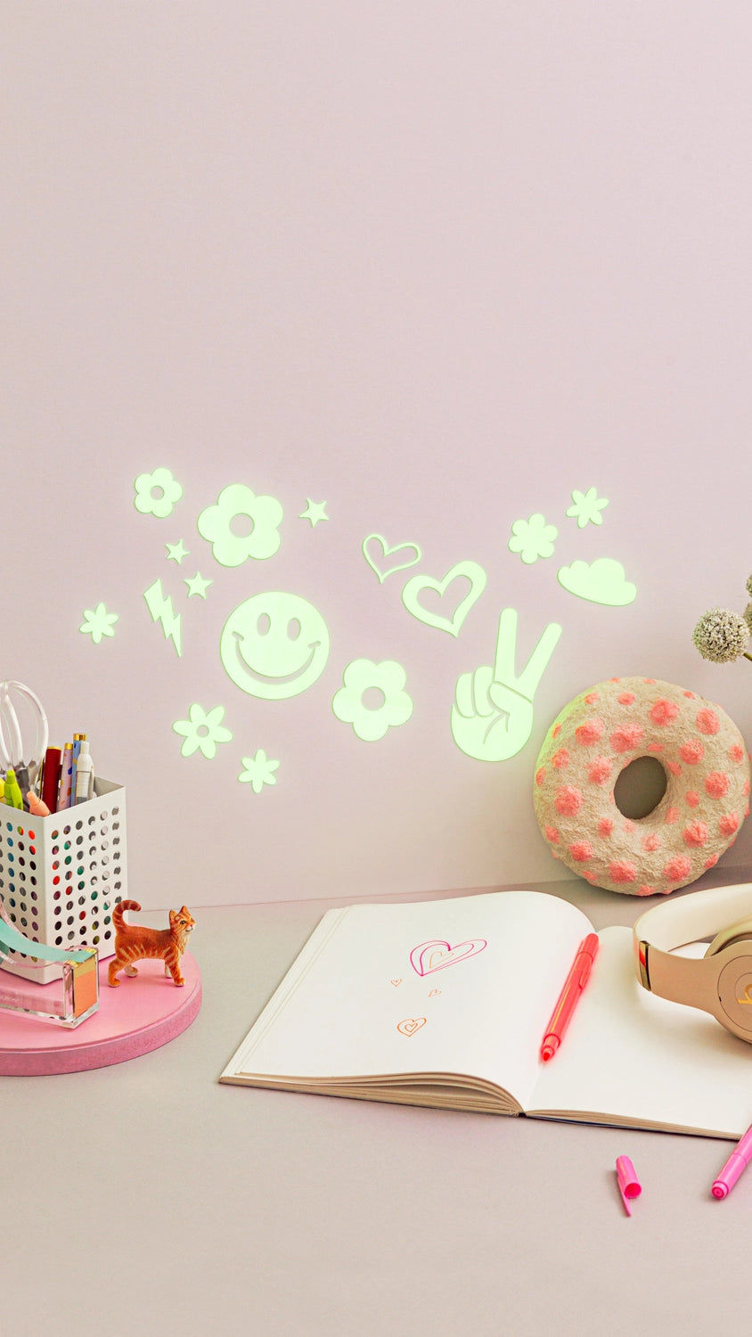 Happy Days Glow-in-the-Dark Stickers