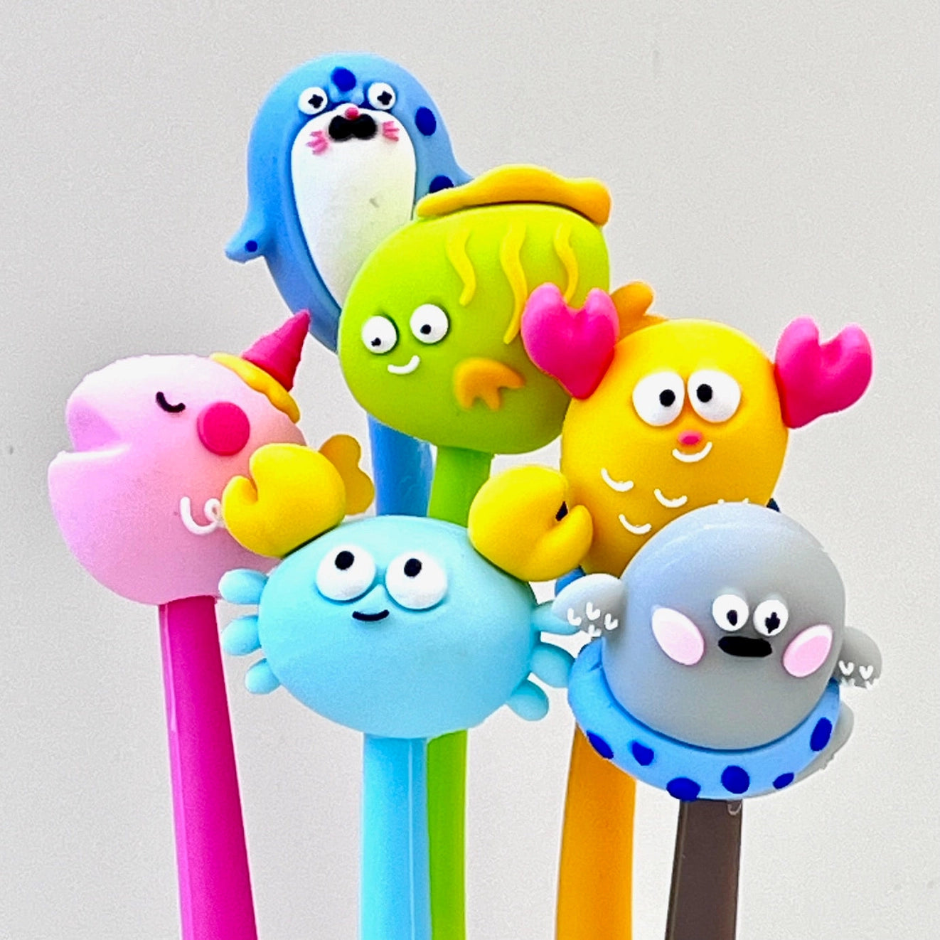 Happy Sea Animal Wiggle Gel Pen