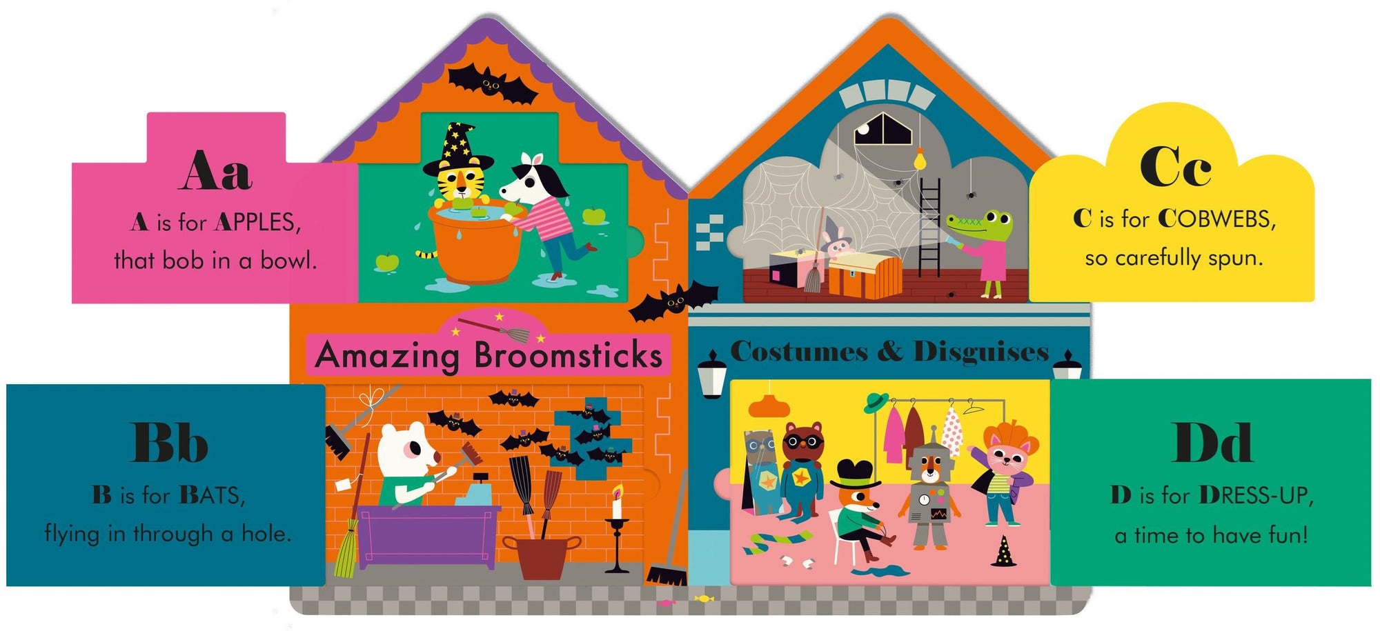Halloween Street: A Fold-Out, Lift-The-Flap Abc Book! by Jonathan Emmett &amp; Ingela P. Arrhenius