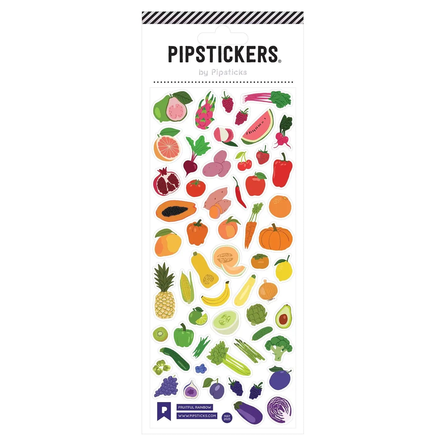 Fruitful Rainbow Stickers by Pipsticks