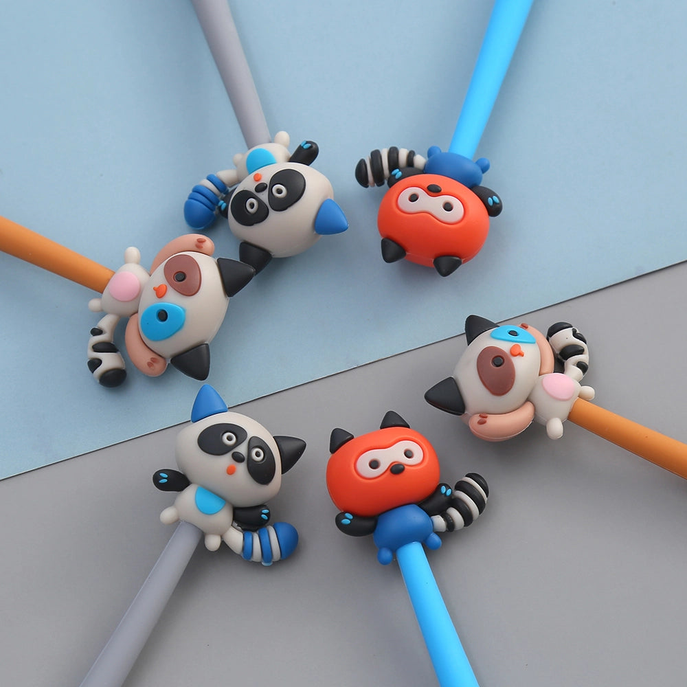 Raccoon Wiggle Gel Pen by BCmini