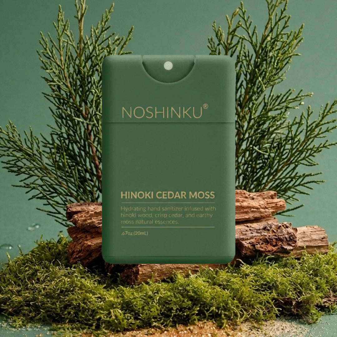 Hinoki Cedar Moss Pocket Hand Sanitizer