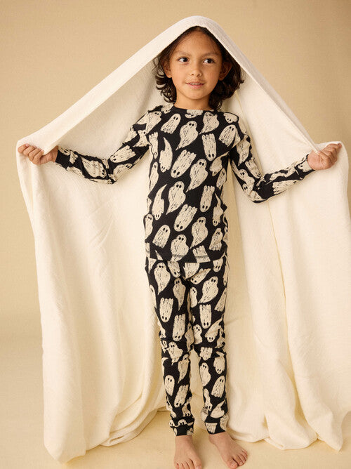 Glowing Ghosts Goodnight PJ Set by Tea Collection