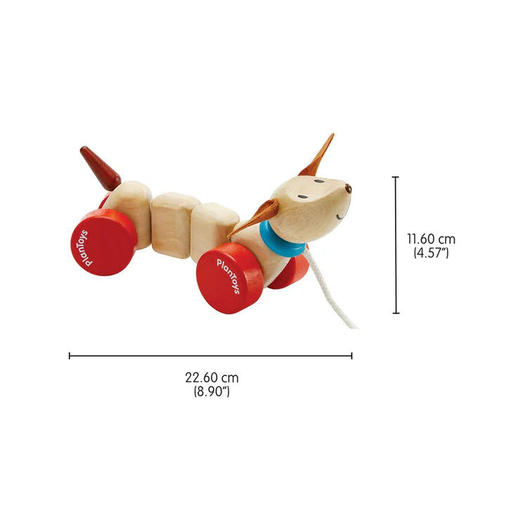 Happy Puppy Pull-Along Toy