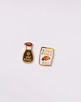 Soy Sauce & Rice Earrings by Yellow Owl Workshop