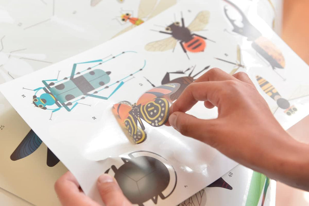 Insects Discovery Sticker Activity Poster by Poppik