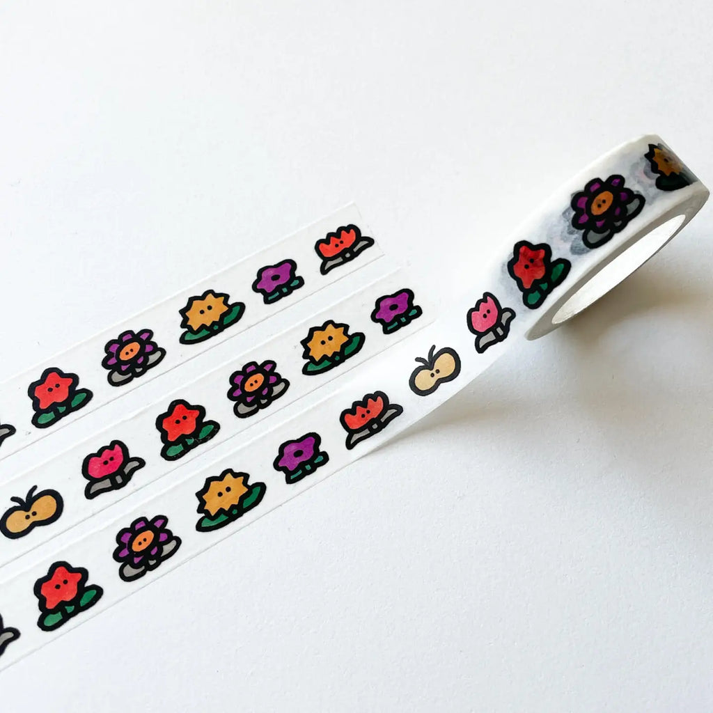 Flower Friends Washi Tape by oitama