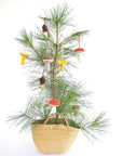 Mushroom Holiday Ornaments Set